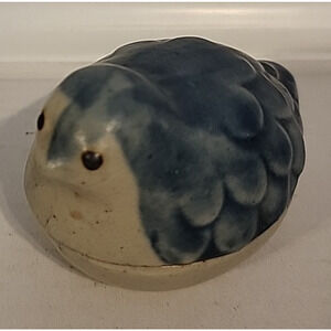 Vintage Vandor 1971 Japan Bird Trinket Nesting Box Figural Ceramic Porcelain
